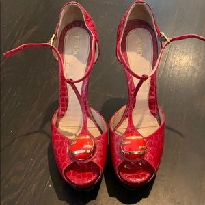 Fendi Red Heels
